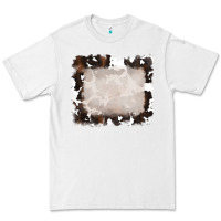 White cowhide frames background Premium Tee - RanaPortraitStore