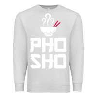 Dove Grey pho sho foodie asian food humor chopsticks funny Premium Sweatshirt - ArtMosaic