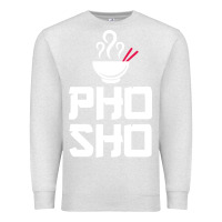 Oatmeal Heather pho sho foodie asian food humor chopsticks funny Premium Sweatshirt - ArtMosaic