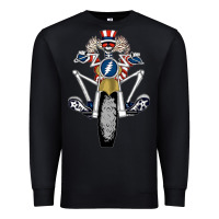 Black grateful motor ber Premium Sweatshirt - ArtMosaic