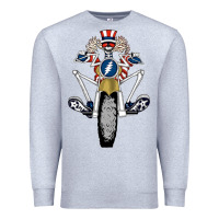 Heather Grey grateful motor ber Premium Sweatshirt - ArtMosaic