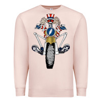 Pale Pink grateful motor ber Premium Sweatshirt - ArtMosaic