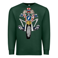 Sports Green grateful motor ber Premium Sweatshirt - ArtMosaic
