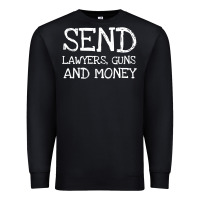 Black Warren Zevon Send Lawyers Guns and Money Music Shirt Premium Sweatshirt - ArtMosaic