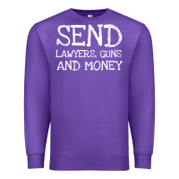 Purple Warren Zevon Send Lawyers Guns and Money Music Shirt Premium Sweatshirt - ArtMosaic