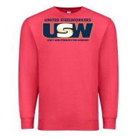 Cardinal United Steelworkers - Unity and Strength for Worke Premium Sweatshirt - ArtMosaic