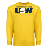 Lemon United Steelworkers - Unity and Strength for Worke Premium Sweatshirt - ArtMosaic