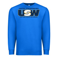 True Royal United Steelworkers - Unity and Strength for Worke Premium Sweatshirt - ArtMosaic