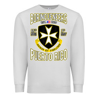 Dove Grey Borinqueneers Puerto Rico Flag Honor Et Fidelitas Premium Sweatshirt - ArtMosaic