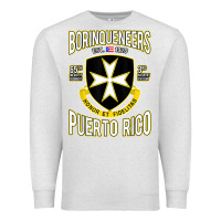 Oatmeal Heather Borinqueneers Puerto Rico Flag Honor Et Fidelitas Premium Sweatshirt - ArtMosaic