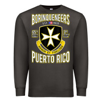 Smoke Borinqueneers Puerto Rico Flag Honor Et Fidelitas Premium Sweatshirt - ArtMosaic