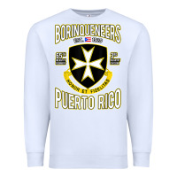 White Borinqueneers Puerto Rico Flag Honor Et Fidelitas Premium Sweatshirt - ArtMosaic