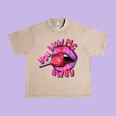 You Blow Me Away Valentines Day Urban Heavy Tee Designed By Fadigitalartstudio