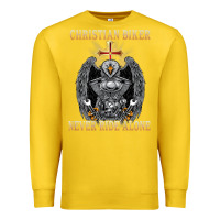 Lemon jesus christian biker never ride alone Premium Sweatshirt - ArtMosaic