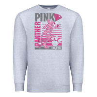 Heather Grey Pink Panther Premium Sweatshirt - ArtMosaic