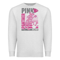 Oatmeal Heather Pink Panther Premium Sweatshirt - ArtMosaic