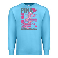 Ocean Blue Pink Panther Premium Sweatshirt - ArtMosaic