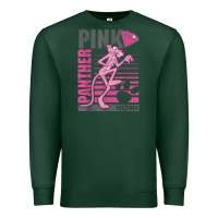 Sports Green Pink Panther Premium Sweatshirt - ArtMosaic