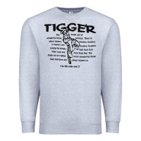 Heather Grey tigger if the only one Premium Sweatshirt - ArtMosaic