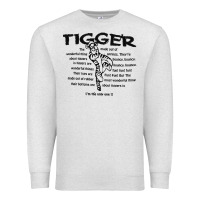 Oatmeal Heather tigger if the only one Premium Sweatshirt - ArtMosaic