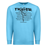 Ocean Blue tigger if the only one Premium Sweatshirt - ArtMosaic