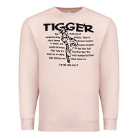 Pale Pink tigger if the only one Premium Sweatshirt - ArtMosaic