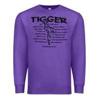 Purple tigger if the only one Premium Sweatshirt - ArtMosaic