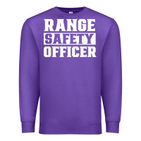 Purple range safety officer worker team job t shirt Premium Sweatshirt - ArtMosaic
