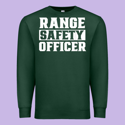 Range Safety Officer Worker Team Job T Shirt Premium Sweatshirt Designed By Artmosaic