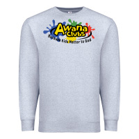 Heather Grey Vintage-Awana clubs Premium Sweatshirt - ArtMosaic