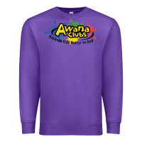 Purple Vintage-Awana clubs Premium Sweatshirt - ArtMosaic