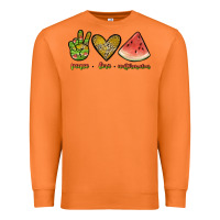 Carrot peace love watermelon Premium Sweatshirt - JahusDesignShop