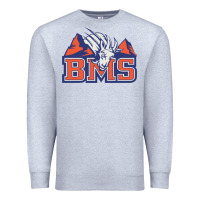 Heather Grey blue mountain state Premium Sweatshirt - ArtMosaic
