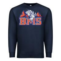 Navy blue mountain state Premium Sweatshirt - ArtMosaic