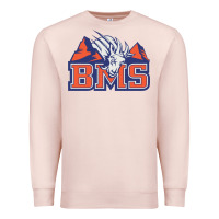 Pale Pink blue mountain state Premium Sweatshirt - ArtMosaic