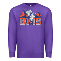 Purple blue mountain state Premium Sweatshirt - ArtMosaic
