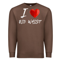 Chestnut i love heart bid whist card game t shirt Premium Sweatshirt - ArtMosaic