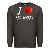 Smoke i love heart bid whist card game t shirt Premium Sweatshirt - ArtMosaic