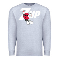 Heather Grey cool spot,uncola 7up Premium Sweatshirt - ArtMosaic