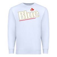 White labatt blue beer Premium Sweatshirt - ArtMosaic