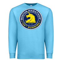 Ocean Blue boston marathon Premium Sweatshirt - ArtMosaic