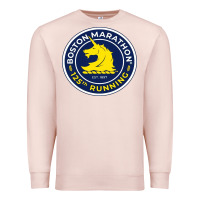 Pale Pink boston marathon Premium Sweatshirt - ArtMosaic