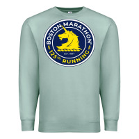 Seafoam boston marathon Premium Sweatshirt - ArtMosaic