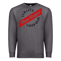 Charcoal Heather jamaica red stripe lager beer Premium Sweatshirt - ArtMosaic