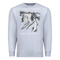 Heather Grey Catherine wheel, Catherine wheel art, Catherine wheel vintage, Catheri Premium Sweatshirt - ArtMosaic