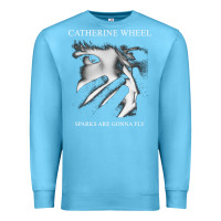 Ocean Blue Catherine wheel, Catherine wheel art, Catherine wheel vintage, Catheri Premium Sweatshirt - ArtMosaic