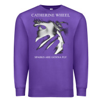 Purple Catherine wheel, Catherine wheel art, Catherine wheel vintage, Catheri Premium Sweatshirt - ArtMosaic