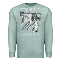 Seafoam Catherine wheel, Catherine wheel art, Catherine wheel vintage, Catheri Premium Sweatshirt - ArtMosaic