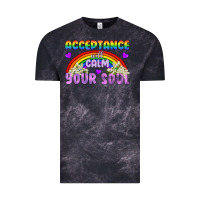 Cloud Black Lgbtq Acceptance Will Calm Your Soul Vintage Tee - BundleAndBundleShop