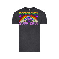 Vintage Black Lgbtq Acceptance Will Calm Your Soul Vintage Tee - BundleAndBundleShop